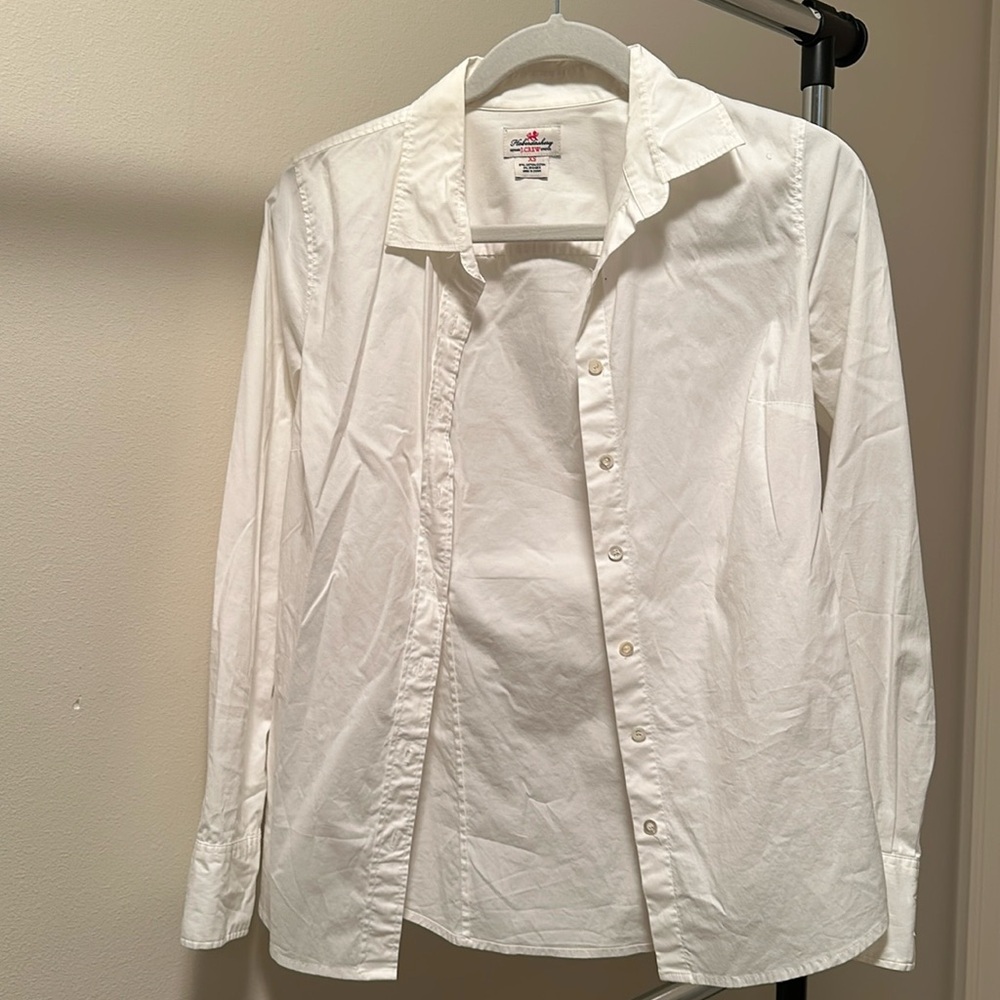 J crew basic white shirt